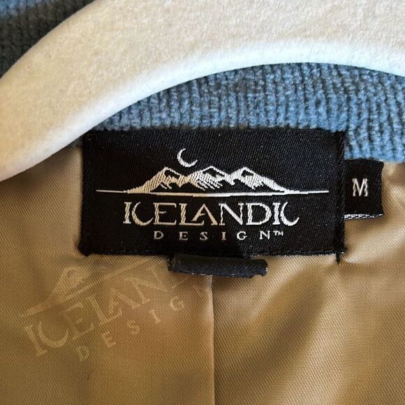 Icelantic Embroidered Wool Shacket Sweater Jacket Medium - Picture 12 of 15